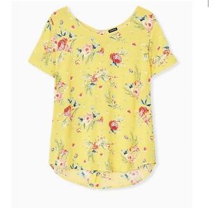 Torrid NWT Button Back Blouse 3X